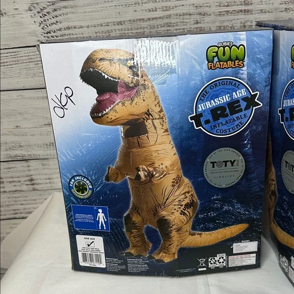 Inflatable T-Rex Costume - Tan - Picture 7 of 7